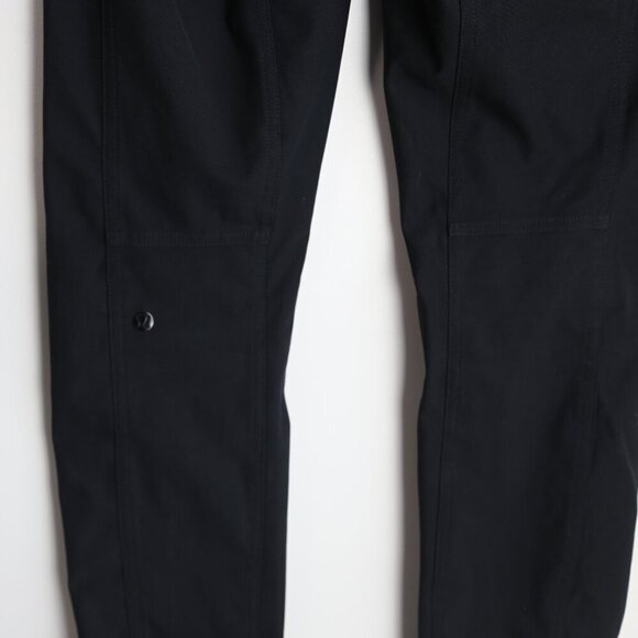 Lululemon Bust A Move Pants Moto Slim Fit Reflective Stretchy Black Size 4 - Picture 10 of 11